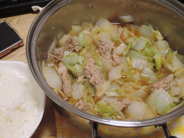 Image: 141108 白菜と豚バラの醤油風味くたくた煮