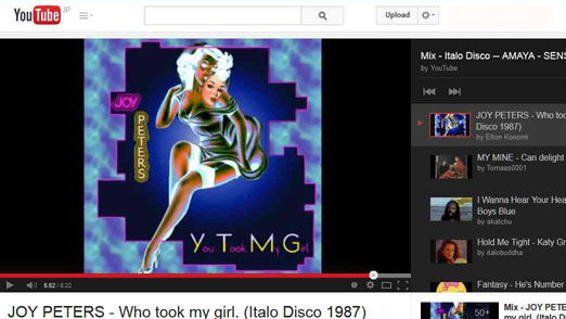 Image: 140414 Playlist of 80's Italo Disco