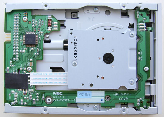 NEC 3.5-inch floppy disk drive - bottom
