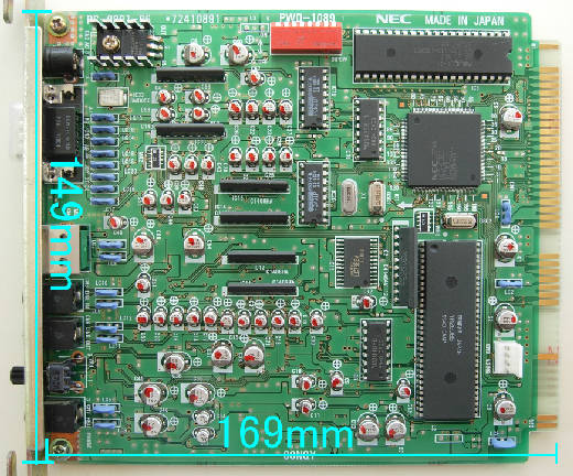 PC-9801-86 PCB board