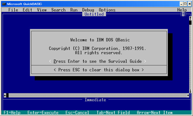 IBM DOS QBASIC