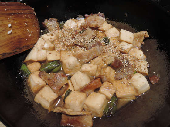 Image: 141026 豚肉と豆腐のすき煮