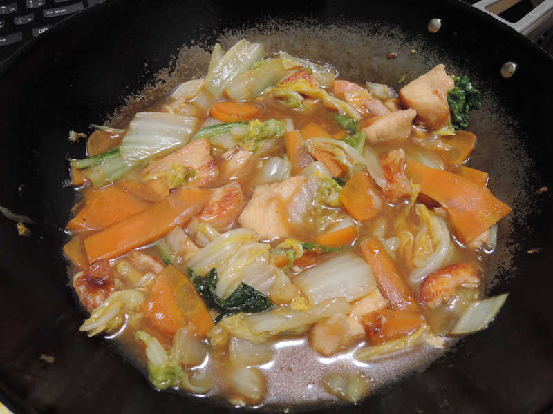 Image: 141030 鶏胸肉と白菜の中華煮