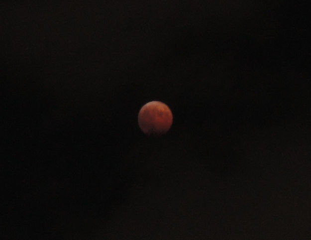 Image: 141008 P330コンデジで皆既月食の様子を撮る