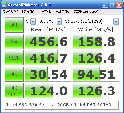 Image: Intel SSD 330 120GB - CDM Sore