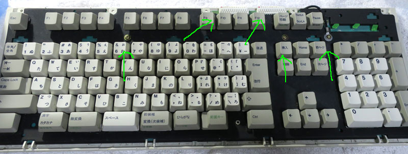 Image: 002型キーボード分解