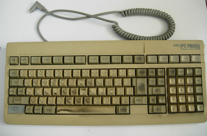 Image: PC-9801Rキーボード