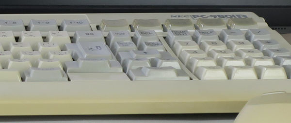 Image: PC-9801Rキーボード