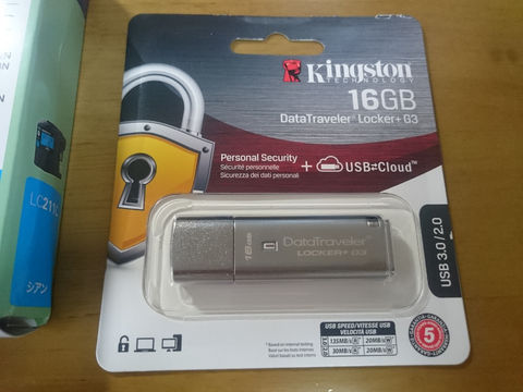 Image: Kingston製セキュリティ機能付きUSBメモリ DT Locker+ G3のセットアップ