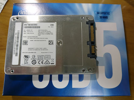 Image: Intel SSD 545s 512GB購入直後ベンチ