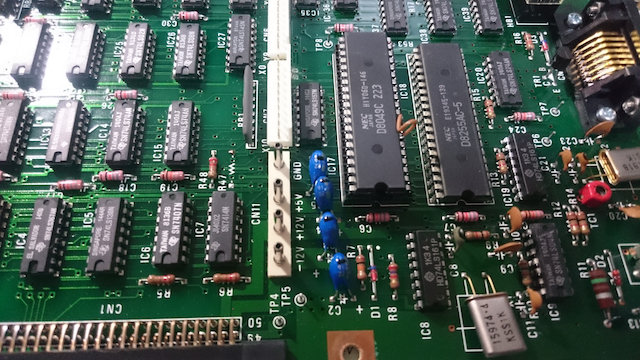 Image: PC-6001メイン基板 電源供給部