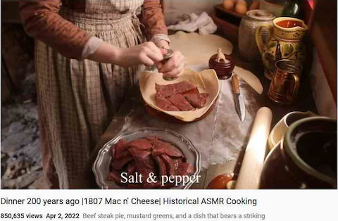 Image: 220420 Mac n' Cheese ASMR Cooking [YouTube]