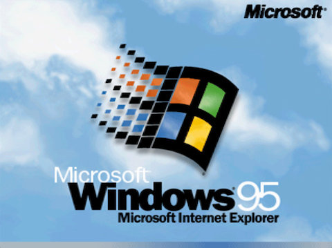 Image: Windows 95 with Internet Explorer