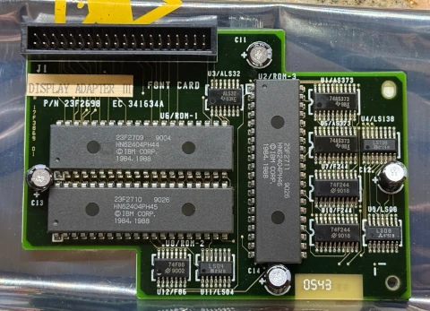 Image: IBM Display Adapter III with Traditional Chinese Font