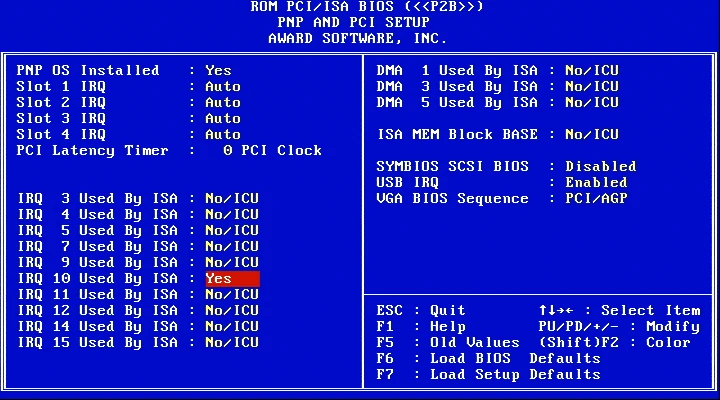 Image: Award BIOS