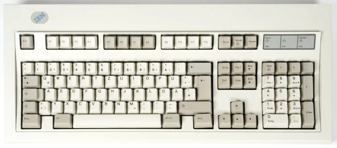Image: IBM Model M keyboard DE layout