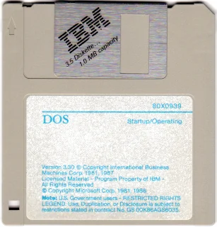 Image: IBM DOS Version 3.3