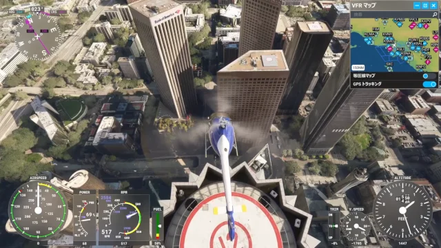 Image: 251015 Microsoft Flight Simulator [2]世界では一般的でない屋上ヘリポート