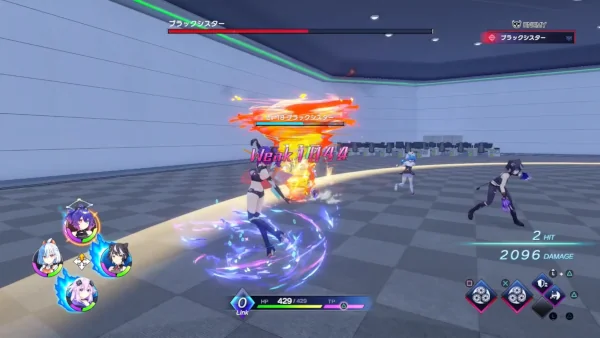 Image: 251001 ネプテューヌGMRE [2]ブラックシスター戦