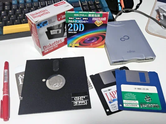 Image: Windows 2000以降で利用できるフロッピーフォーマット