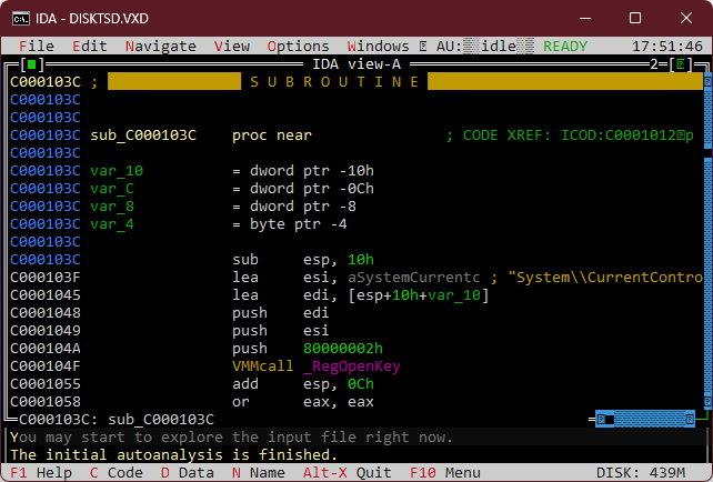 Image: 16/32ビット混在バイナリ（Win16アプリやVXD形式）を逆アセンブルする