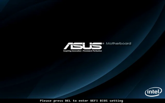 Image: PC boot screen