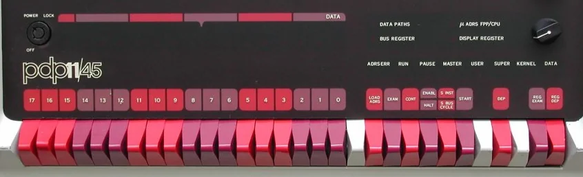 Image: PDP-11/45 front switches