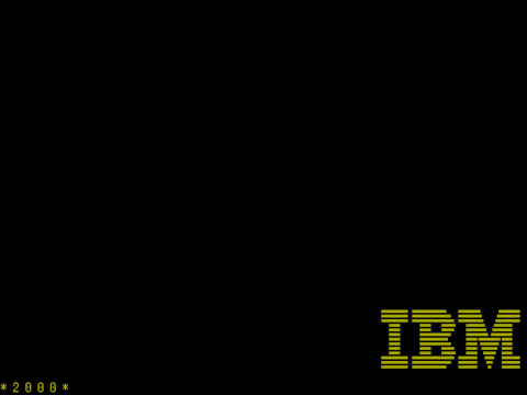 Image: 260207 5550エミュ製作 [58]IBM 5550の起動画面