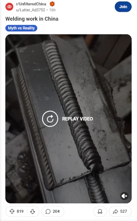 Welding work in CHina