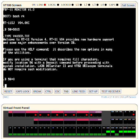 Image: PDP-11エミュレーターでRT-11 (OS) を動かしてみる