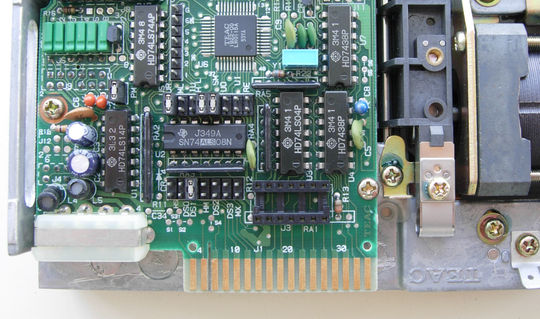 TEAC 5.25-inch FDD connected - bottom