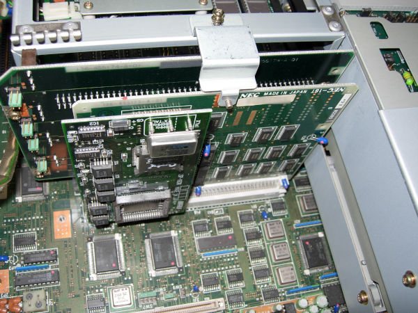 Image: HSP-4SD33 installed in PC-9801RX